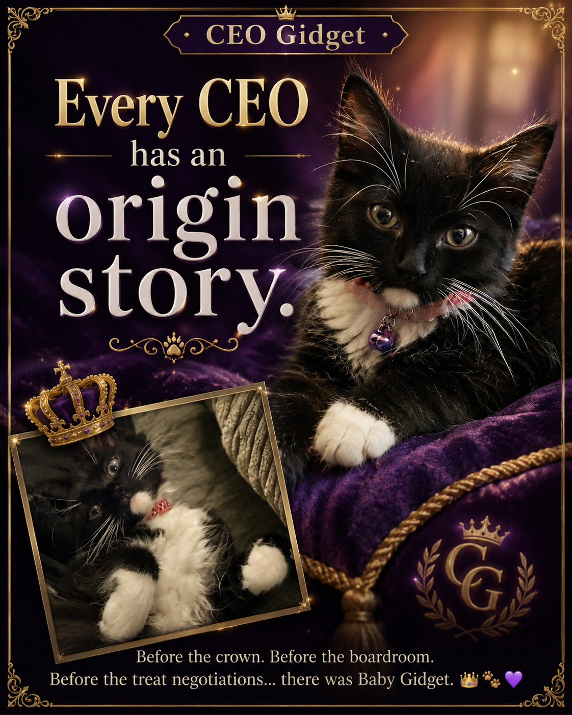 Baby Gidget origin story poster
